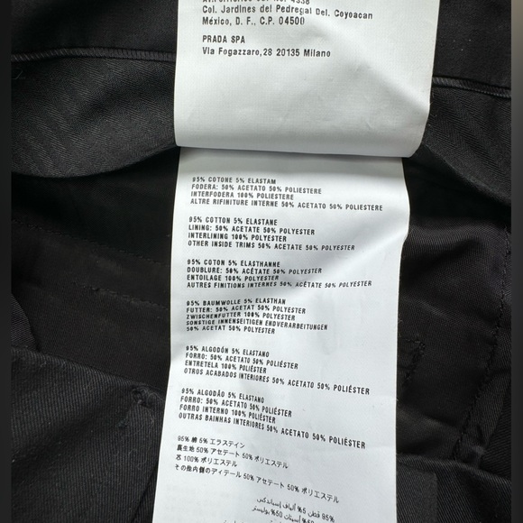 Miu Miu Cotton Elastane Cropped Pants size 38 (2) - Picture 5 of 9